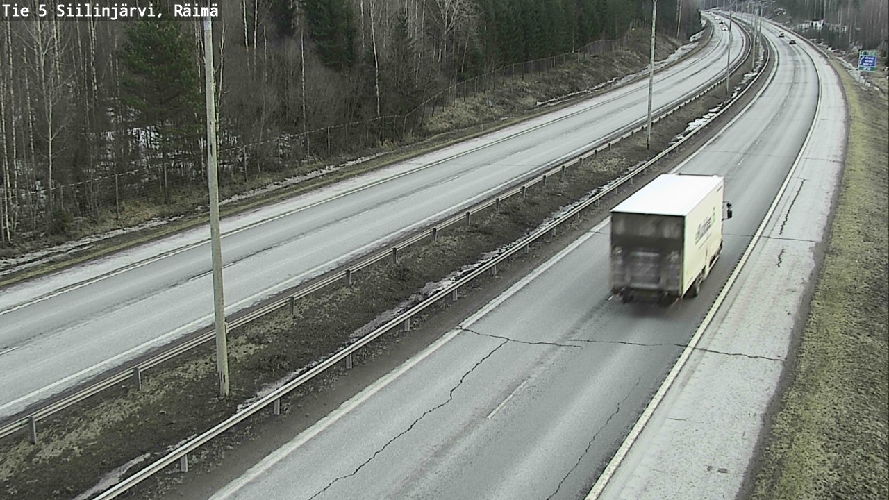 Weather Camera Image Road Siilinjärvi, Räimä, Siilinjärvi, Pohjois-Savo