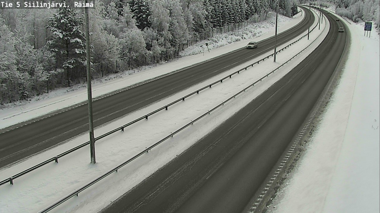 Weather Camera Image Road Siilinjärvi, Räimä, Siilinjärvi, Pohjois-Savo