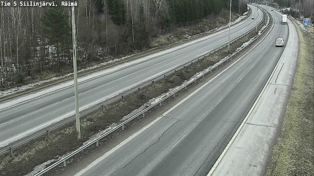 Weather Camera Image Väg 5 Siilinjärvi, Räimä, Siilinjärvi, Pohjois-Savo