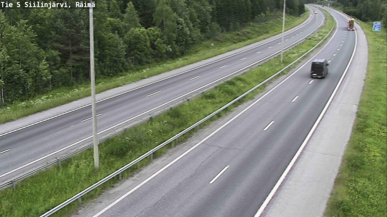 Weather Camera Image Road Siilinjärvi, Räimä, Siilinjärvi, Pohjois-Savo