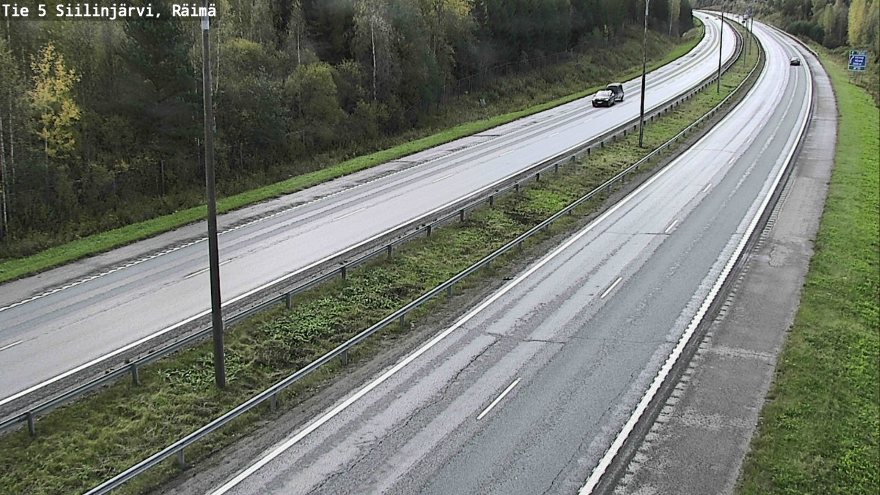 Weather Camera Image Road Siilinjärvi, Räimä, Siilinjärvi, Pohjois-Savo
