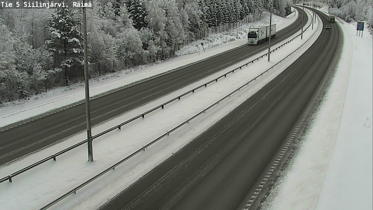 Weather Camera Image Road Siilinjärvi, Räimä, Siilinjärvi, Pohjois-Savo