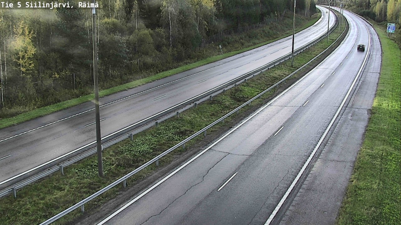 Weather Camera Image Road Siilinjärvi, Räimä, Siilinjärvi, Pohjois-Savo