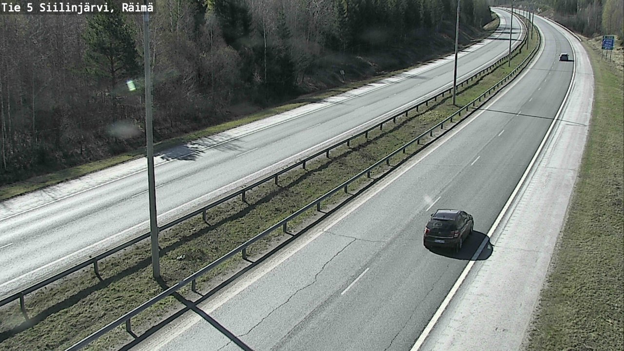 Weather Camera Image Väg 5 Siilinjärvi, Räimä, Siilinjärvi, Pohjois-Savo