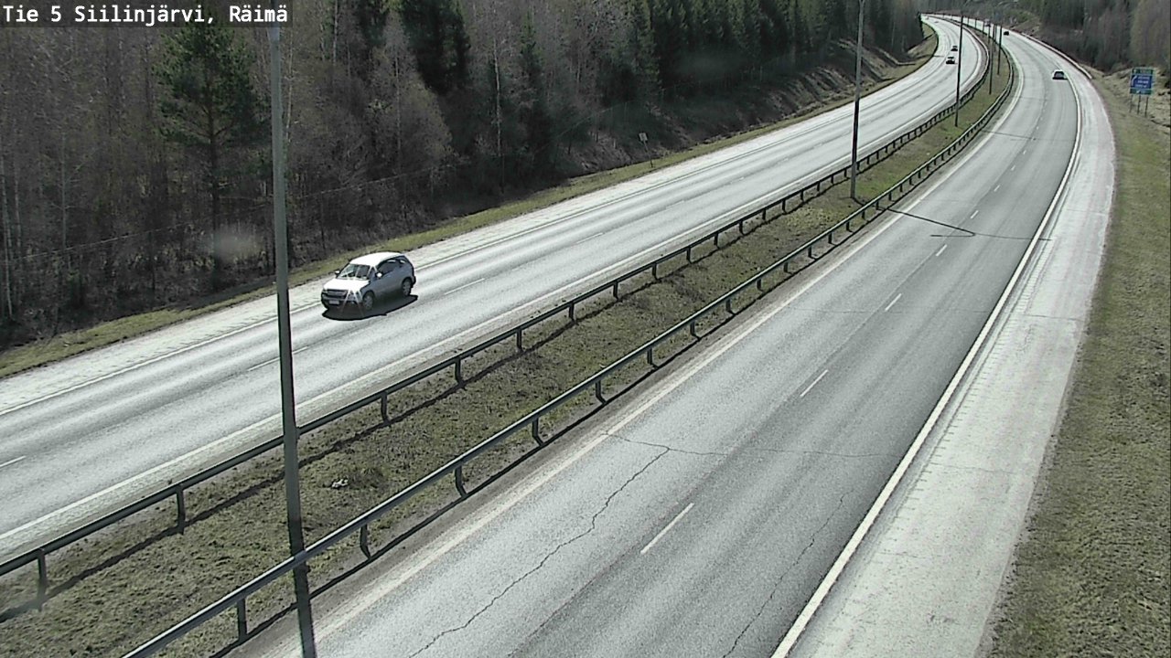 Weather Camera Image Road Siilinjärvi, Räimä, Siilinjärvi, Pohjois-Savo