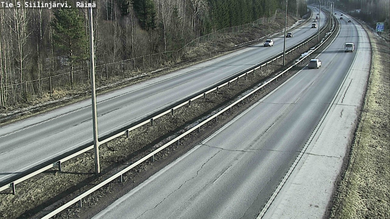 Weather Camera Image Road Siilinjärvi, Räimä, Siilinjärvi, Pohjois-Savo