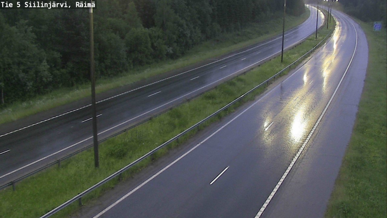 Weather Camera Image Road Siilinjärvi, Räimä, Siilinjärvi, Pohjois-Savo