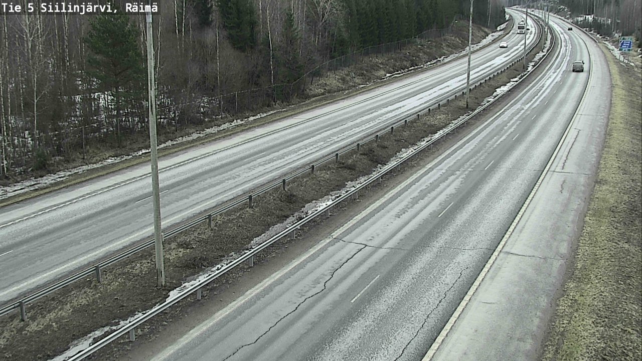 Weather Camera Image Road Siilinjärvi, Räimä, Siilinjärvi, Pohjois-Savo