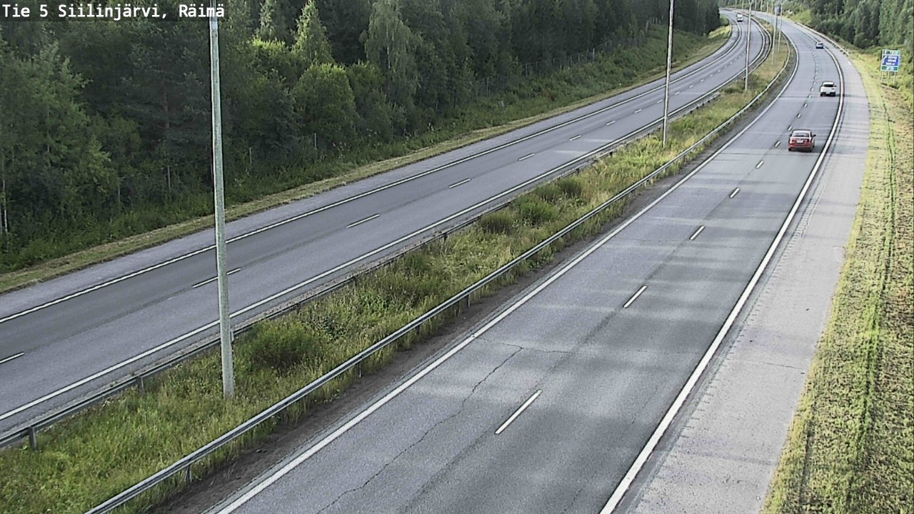 Weather Camera Image Road Siilinjärvi, Räimä, Siilinjärvi, Pohjois-Savo