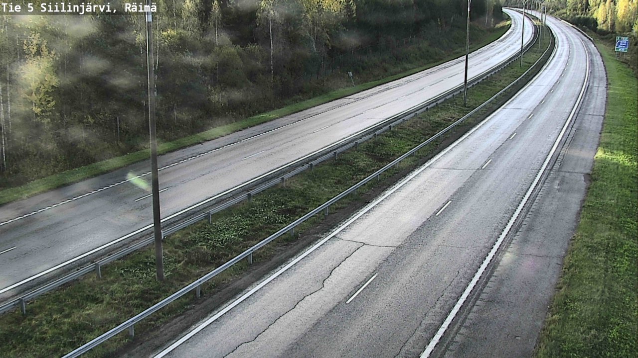 Weather Camera Image Road Siilinjärvi, Räimä, Siilinjärvi, Pohjois-Savo