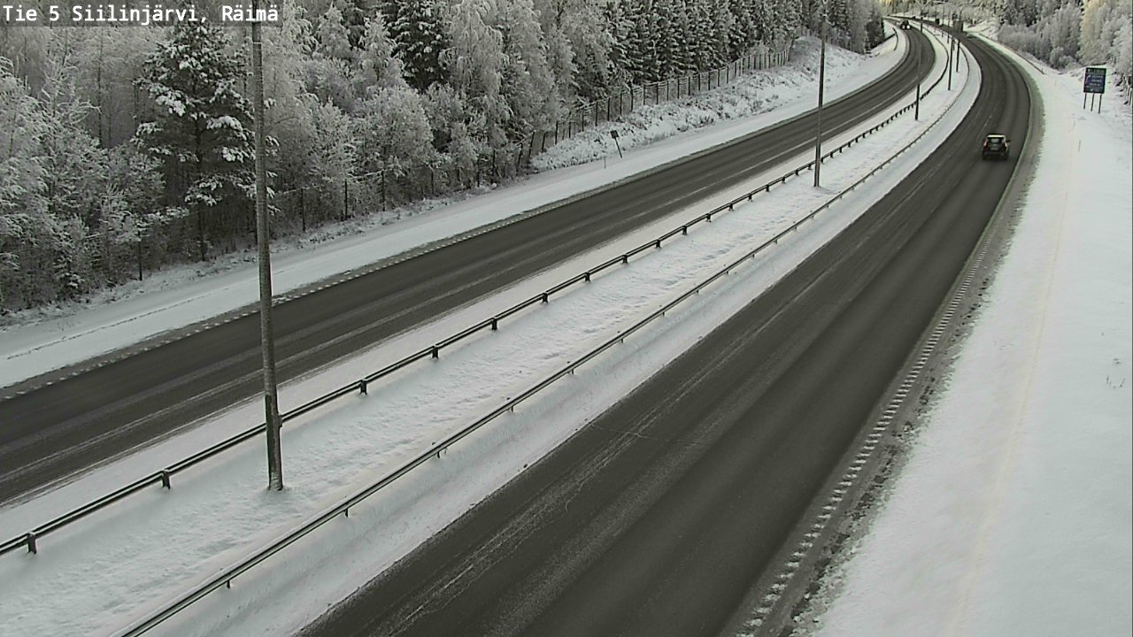 Weather Camera Image Road Siilinjärvi, Räimä, Siilinjärvi, Pohjois-Savo