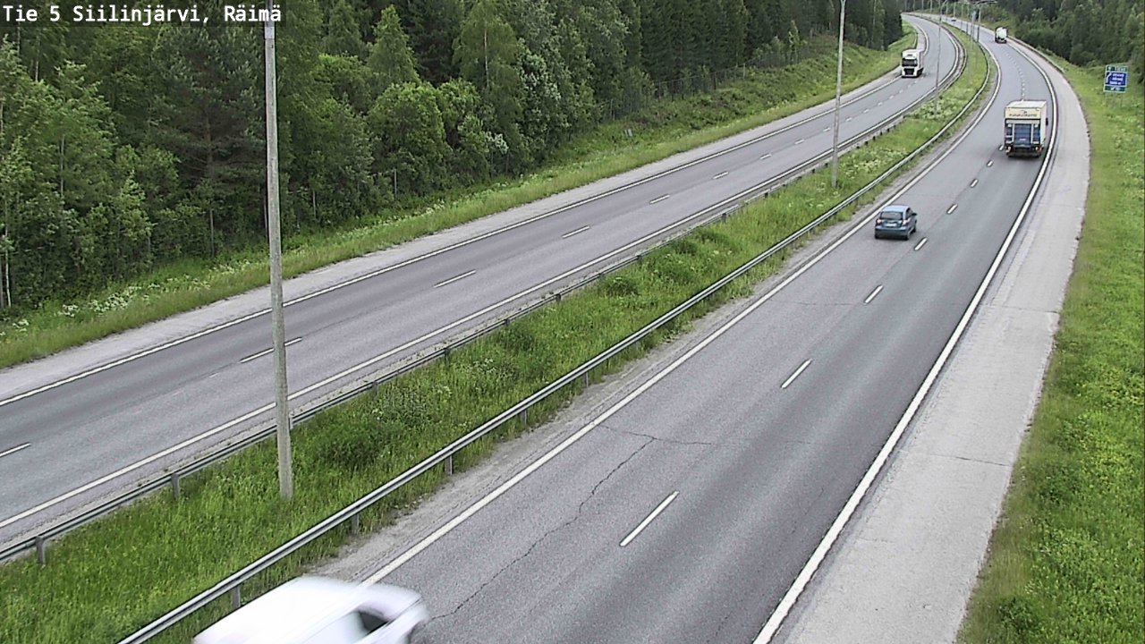 Weather Camera Image Road Siilinjärvi, Räimä, Siilinjärvi, Pohjois-Savo