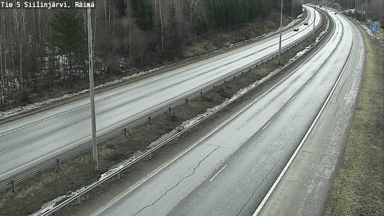 Weather Camera Image Väg 5 Siilinjärvi, Räimä, Siilinjärvi, Pohjois-Savo
