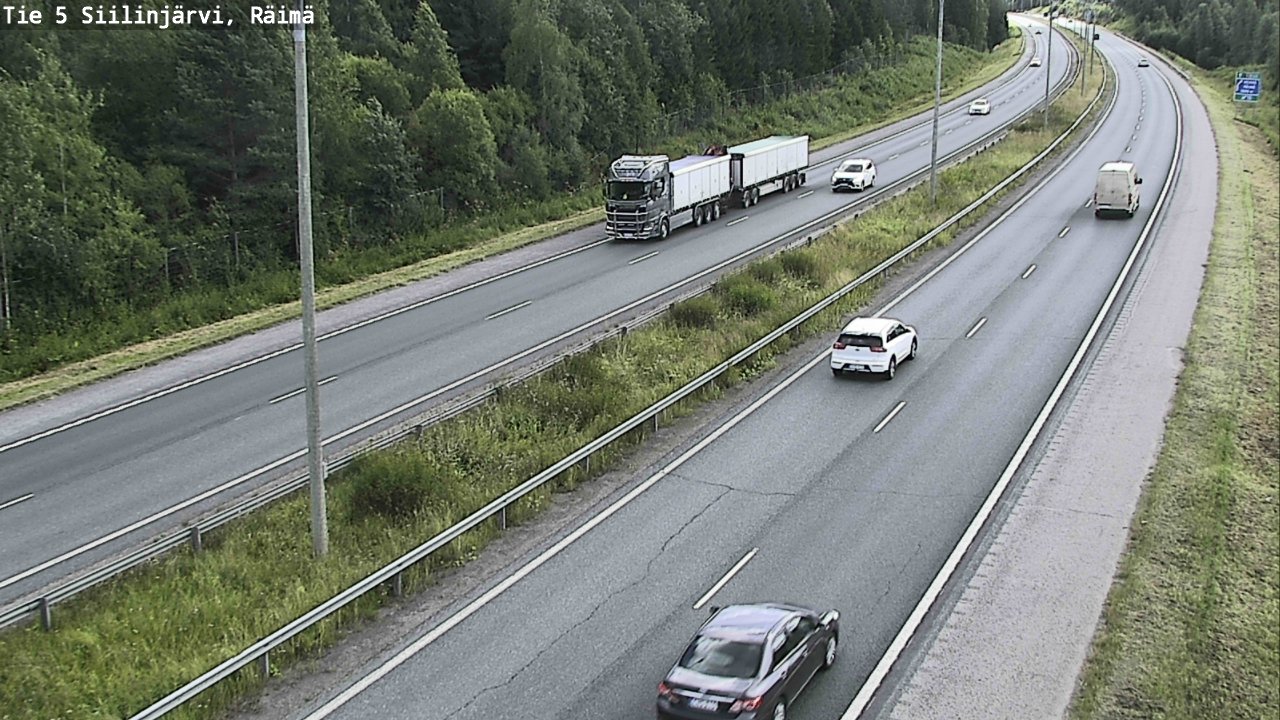 Kelikamerat Kuva Tie 5 Siilinjärvi, Räimä, Siilinjärvi, Pohjois-Savo