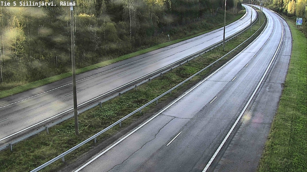 Weather Camera Image Road Siilinjärvi, Räimä, Siilinjärvi, Pohjois-Savo