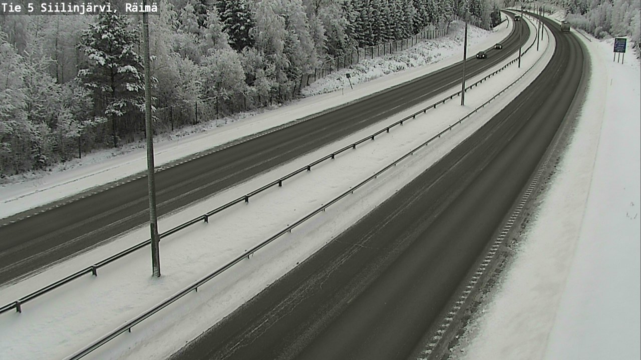 Weather Camera Image Road Siilinjärvi, Räimä, Siilinjärvi, Pohjois-Savo