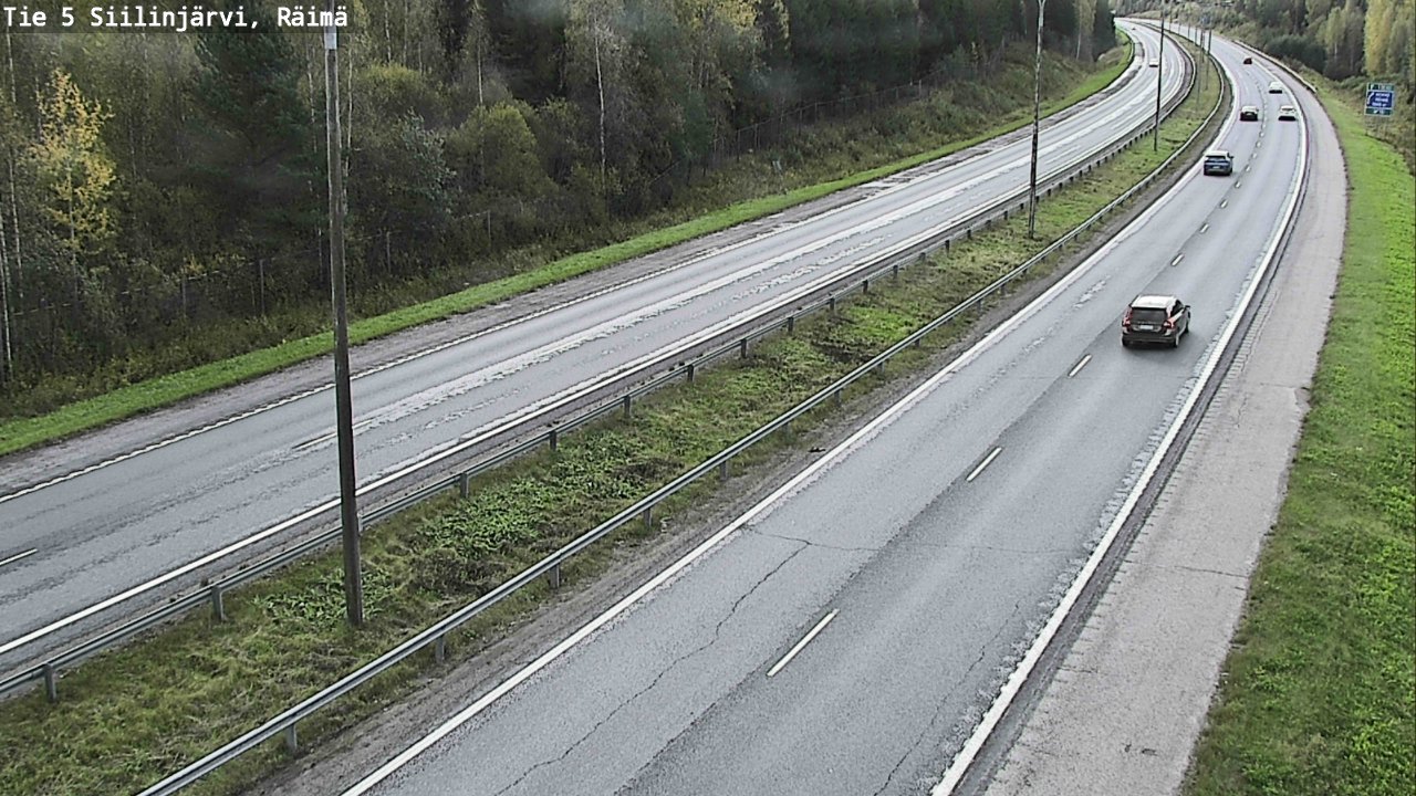 Weather Camera Image Road Siilinjärvi, Räimä, Siilinjärvi, Pohjois-Savo