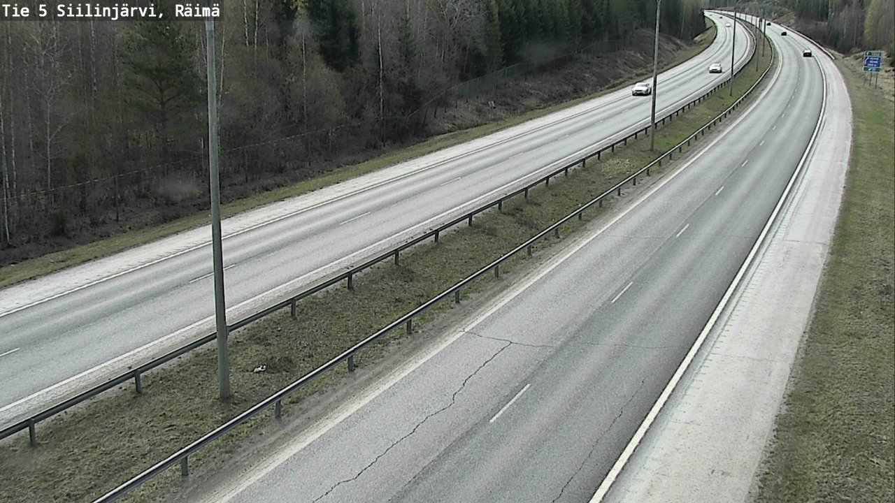 Weather Camera Image Väg 5 Siilinjärvi, Räimä, Siilinjärvi, Pohjois-Savo