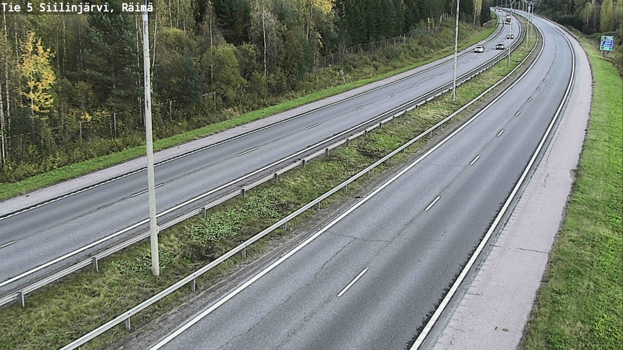 Kelikamerat Kuva Tie 5 Siilinjärvi, Räimä, Siilinjärvi, Pohjois-Savo