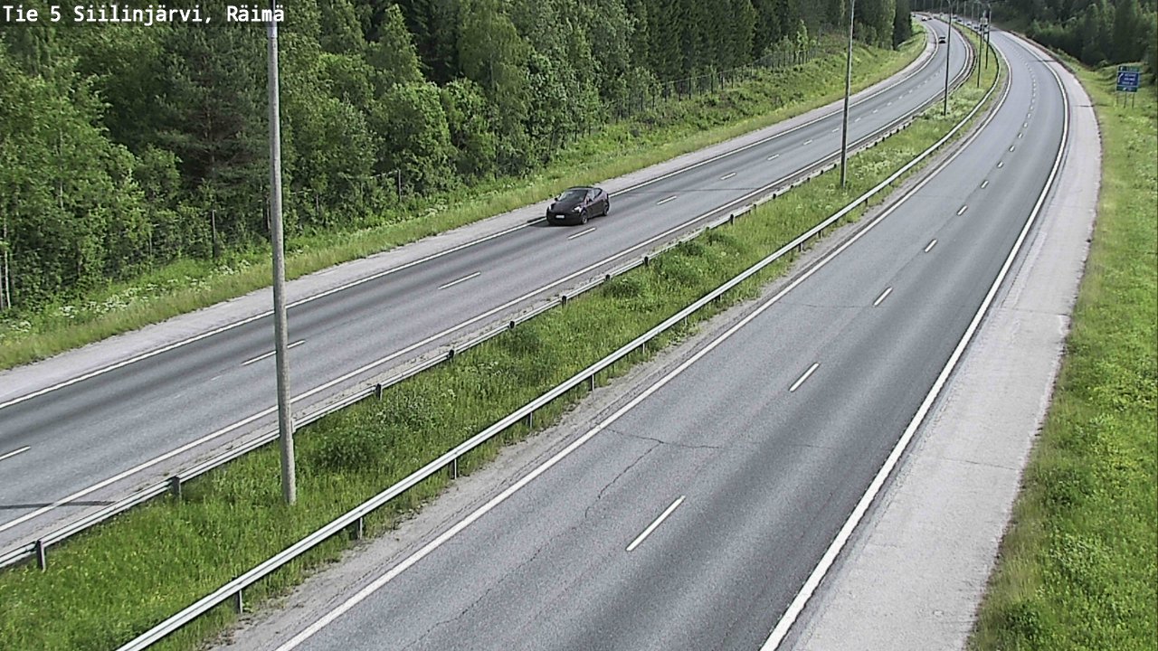 Weather Camera Image Road Siilinjärvi, Räimä, Siilinjärvi, Pohjois-Savo