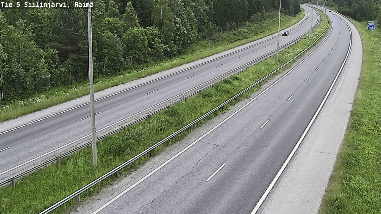 Weather Camera Image Road Siilinjärvi, Räimä, Siilinjärvi, Pohjois-Savo