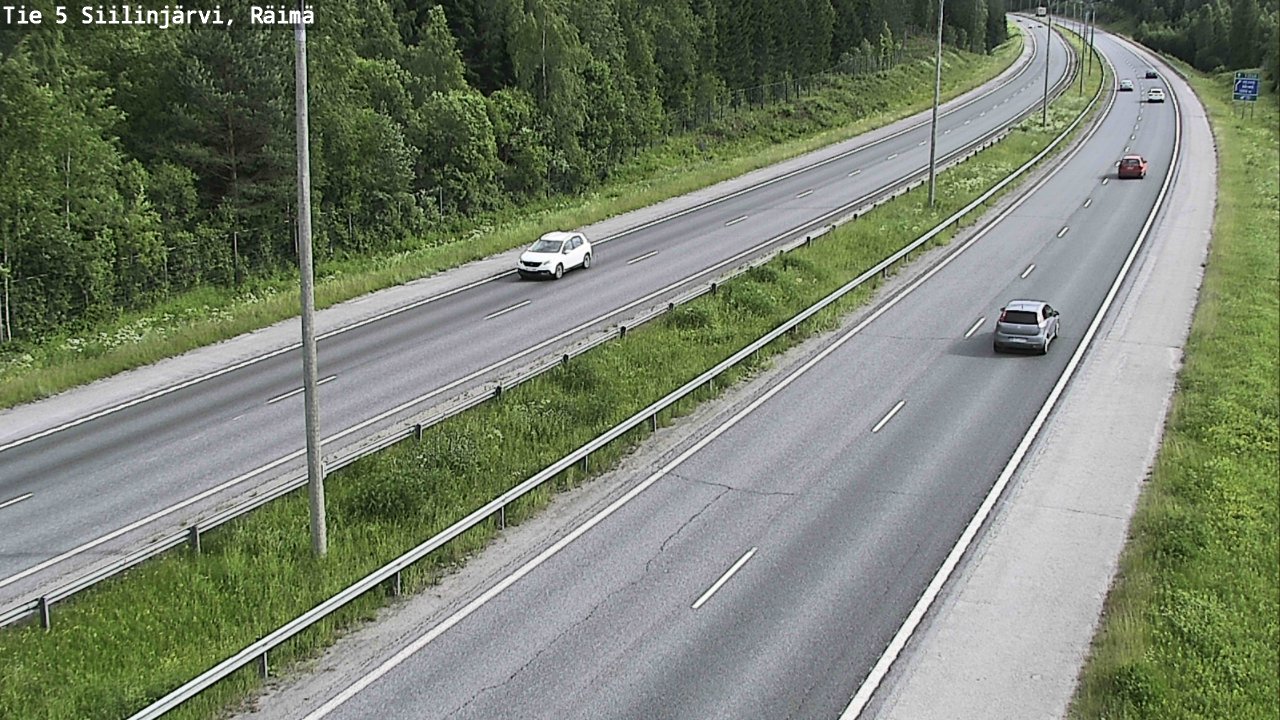 Weather Camera Image Road Siilinjärvi, Räimä, Siilinjärvi, Pohjois-Savo
