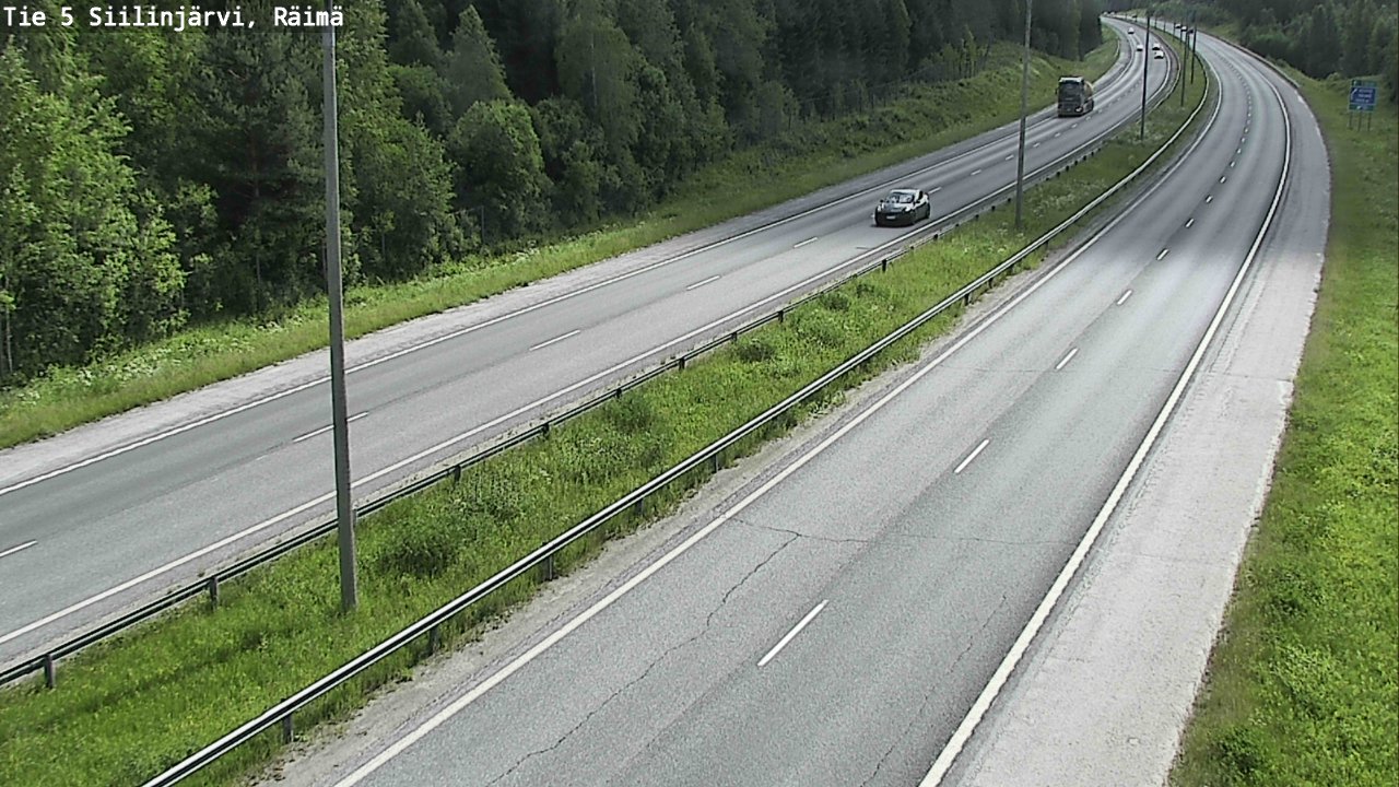 Weather Camera Image Road Siilinjärvi, Räimä, Siilinjärvi, Pohjois-Savo