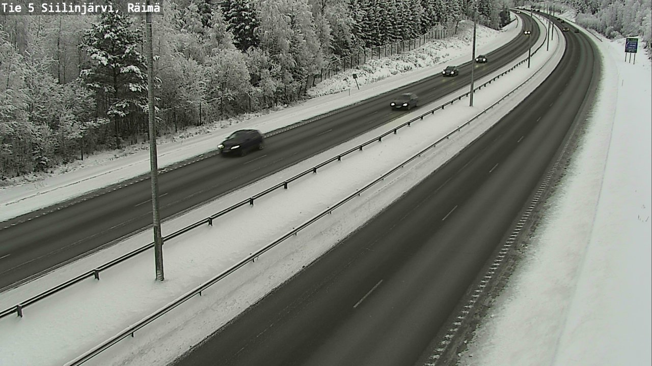 Weather Camera Image Road Siilinjärvi, Räimä, Siilinjärvi, Pohjois-Savo