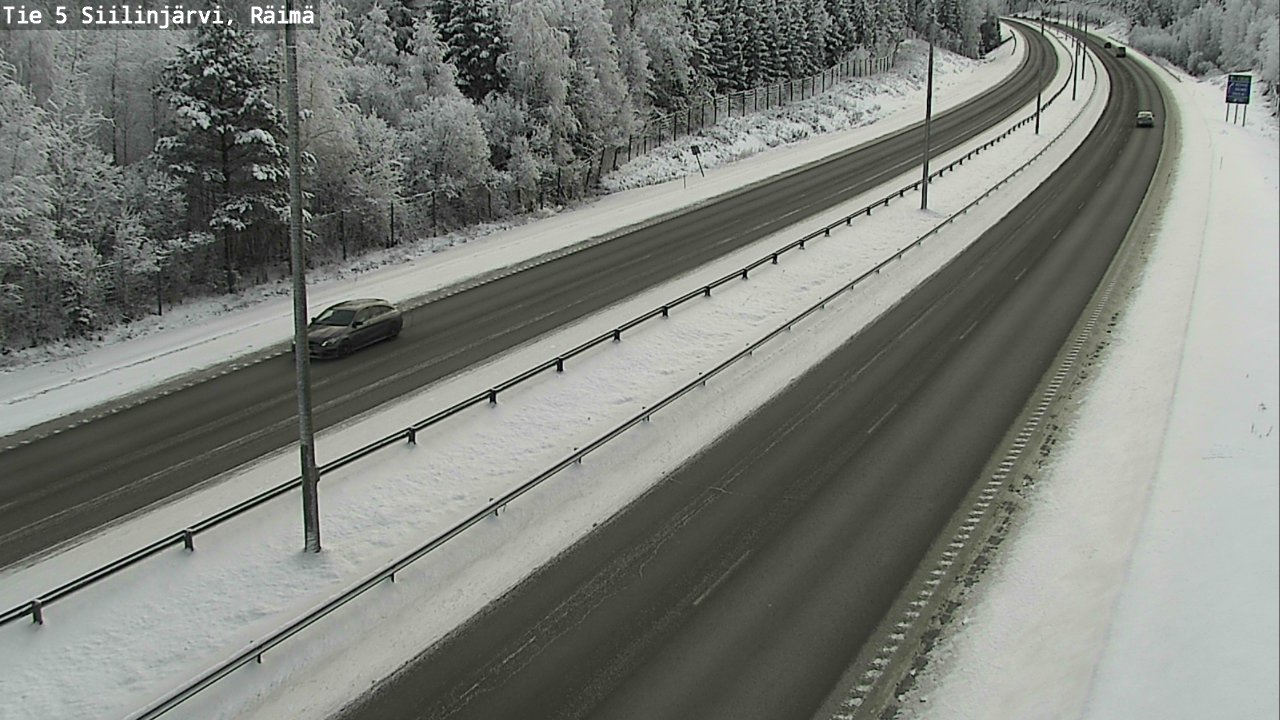 Weather Camera Image Road Siilinjärvi, Räimä, Siilinjärvi, Pohjois-Savo