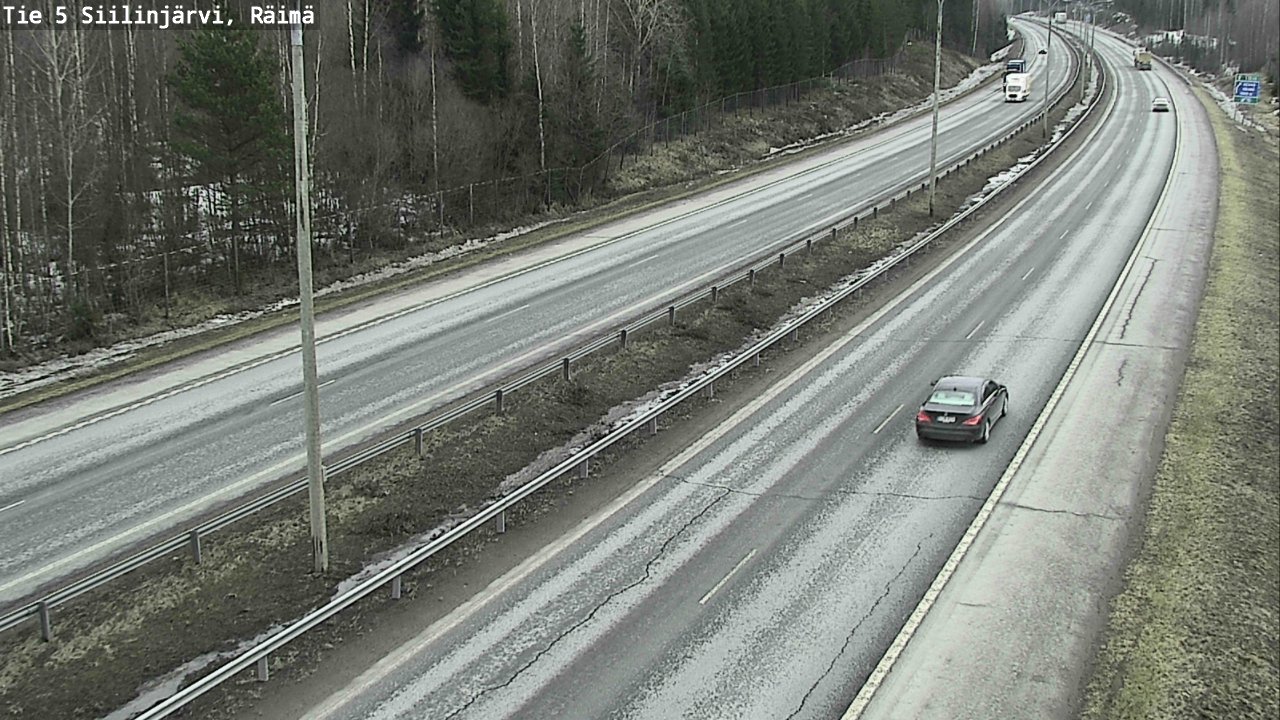 Weather Camera Image Road Siilinjärvi, Räimä, Siilinjärvi, Pohjois-Savo