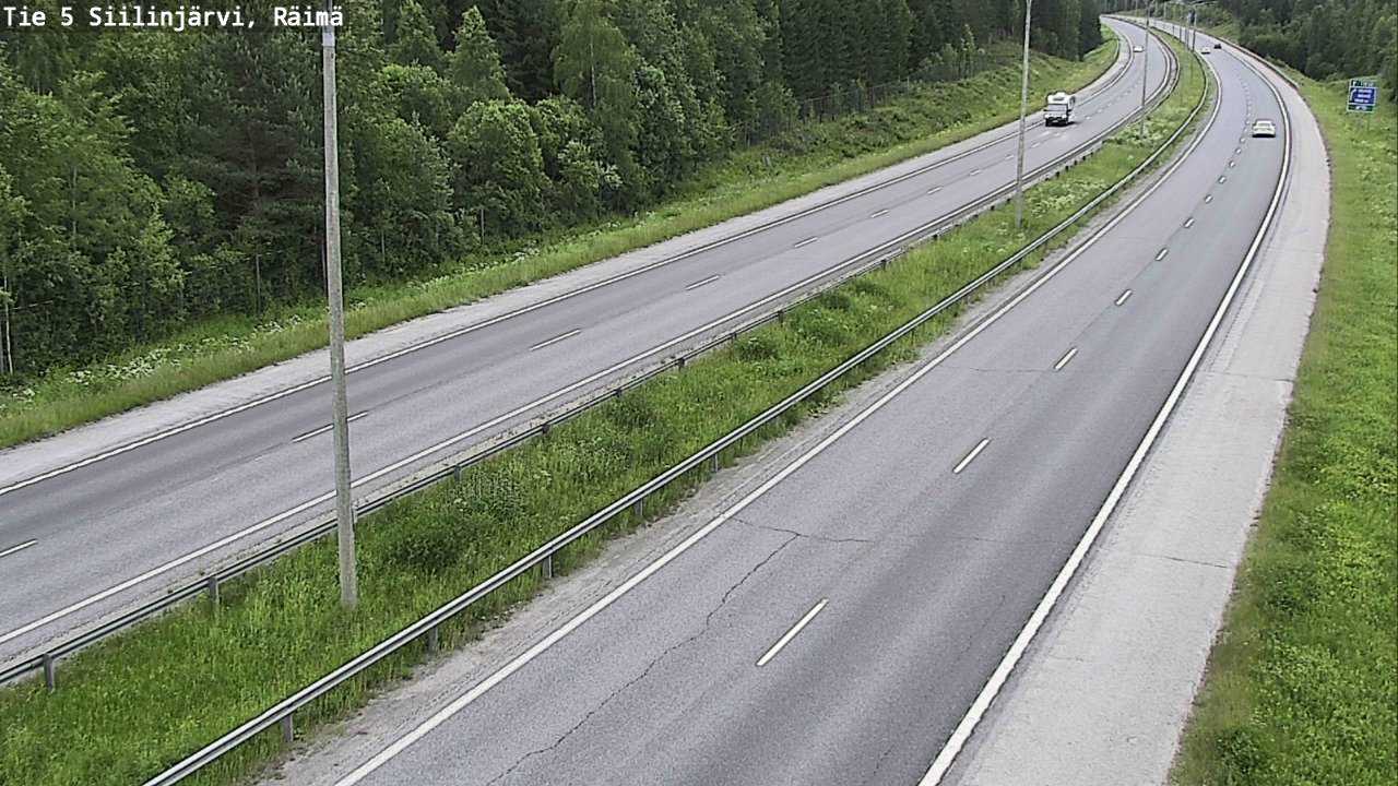 Weather Camera Image Road Siilinjärvi, Räimä, Siilinjärvi, Pohjois-Savo