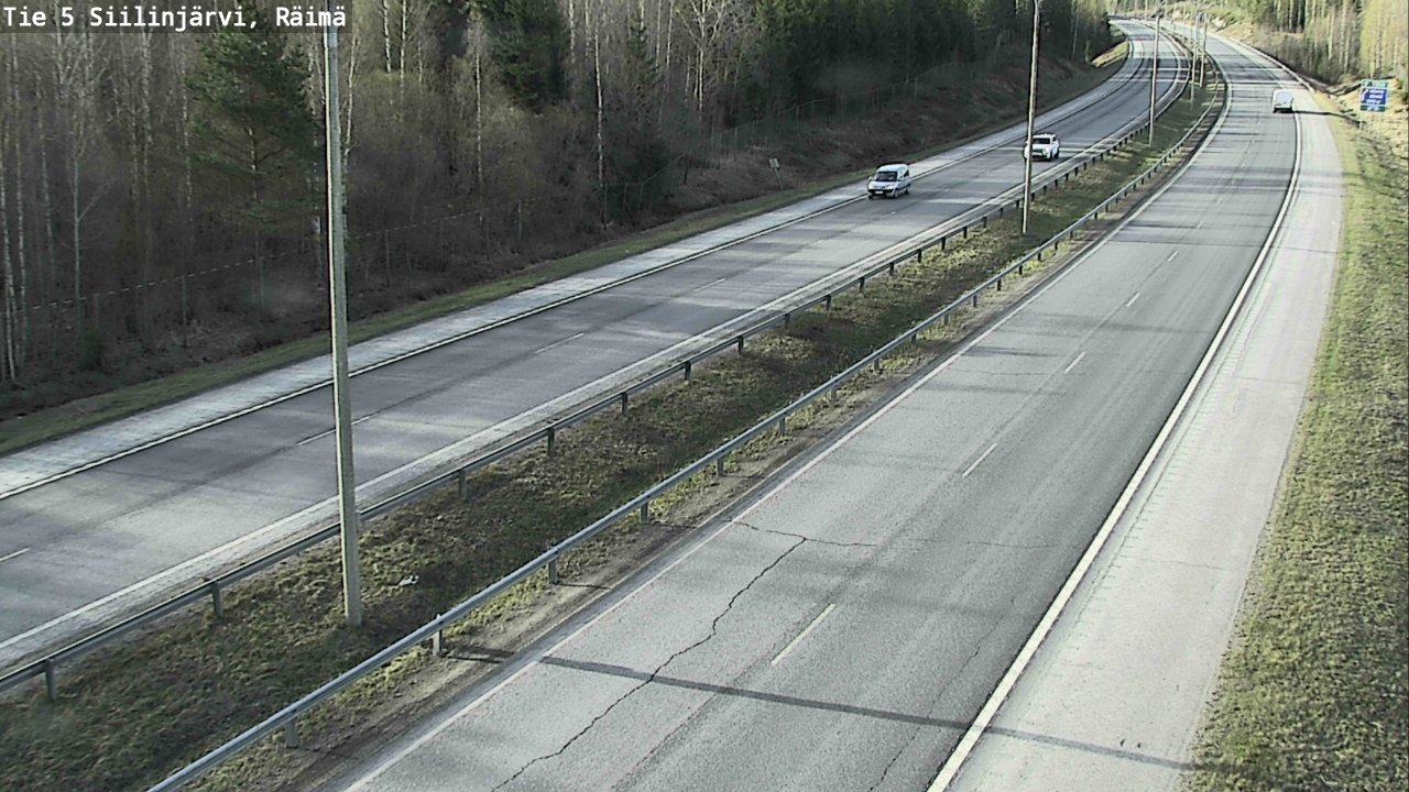 Weather Camera Image Road Siilinjärvi, Räimä, Siilinjärvi, Pohjois-Savo