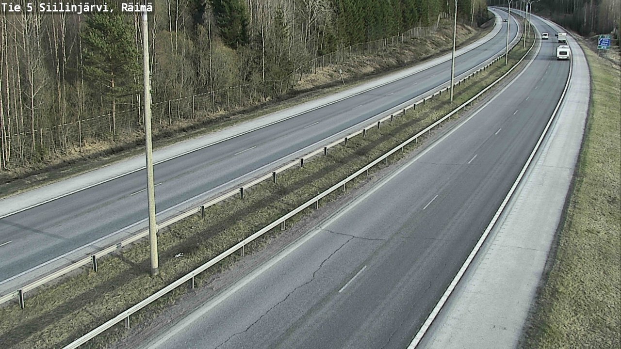 Weather Camera Image Road Siilinjärvi, Räimä, Siilinjärvi, Pohjois-Savo