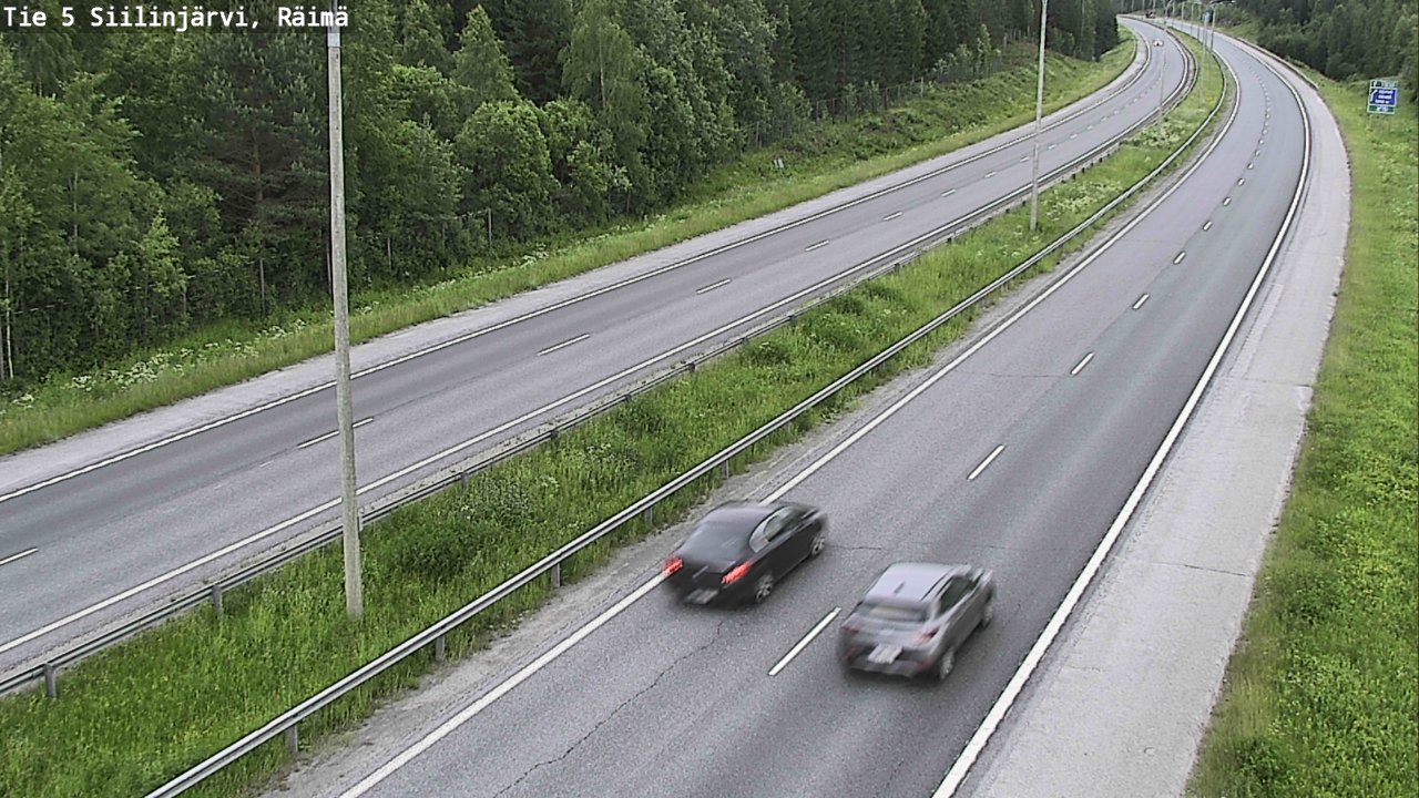 Weather Camera Image Road Siilinjärvi, Räimä, Siilinjärvi, Pohjois-Savo
