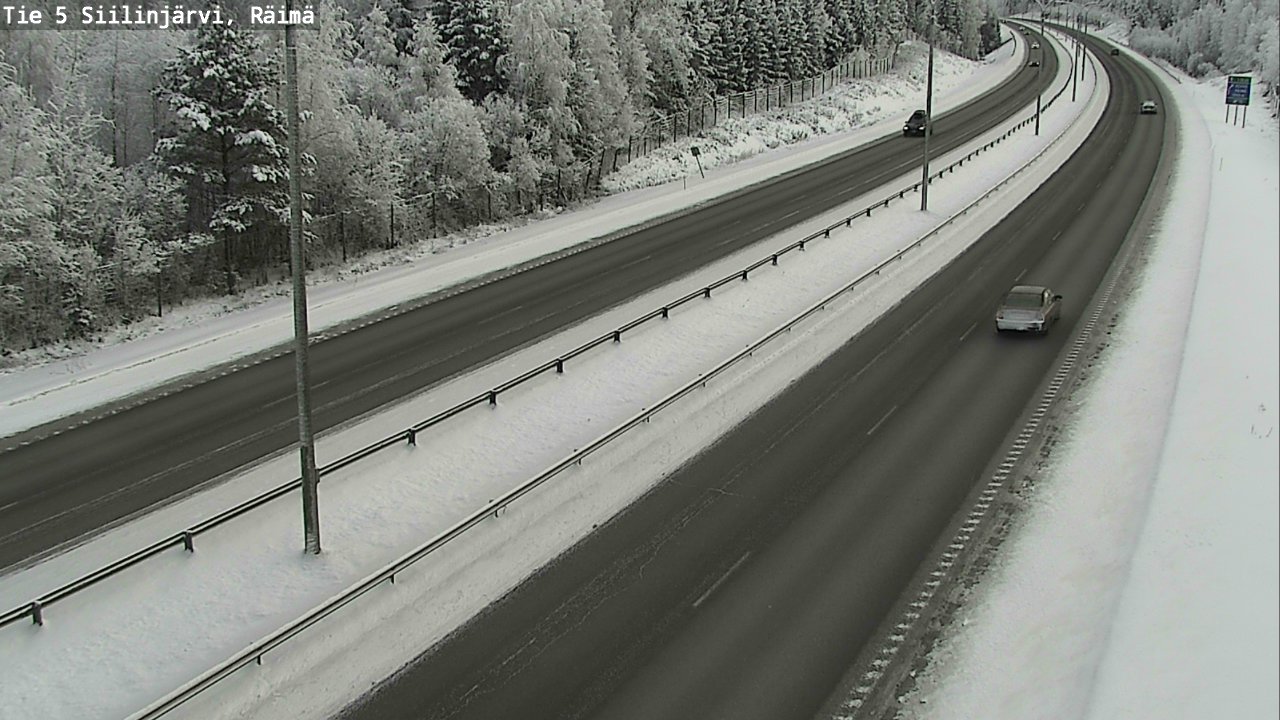 Weather Camera Image Road Siilinjärvi, Räimä, Siilinjärvi, Pohjois-Savo