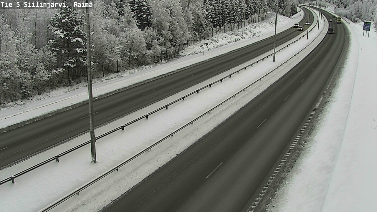 Weather Camera Image Road Siilinjärvi, Räimä, Siilinjärvi, Pohjois-Savo