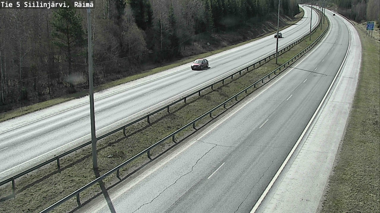 Weather Camera Image Road Siilinjärvi, Räimä, Siilinjärvi, Pohjois-Savo