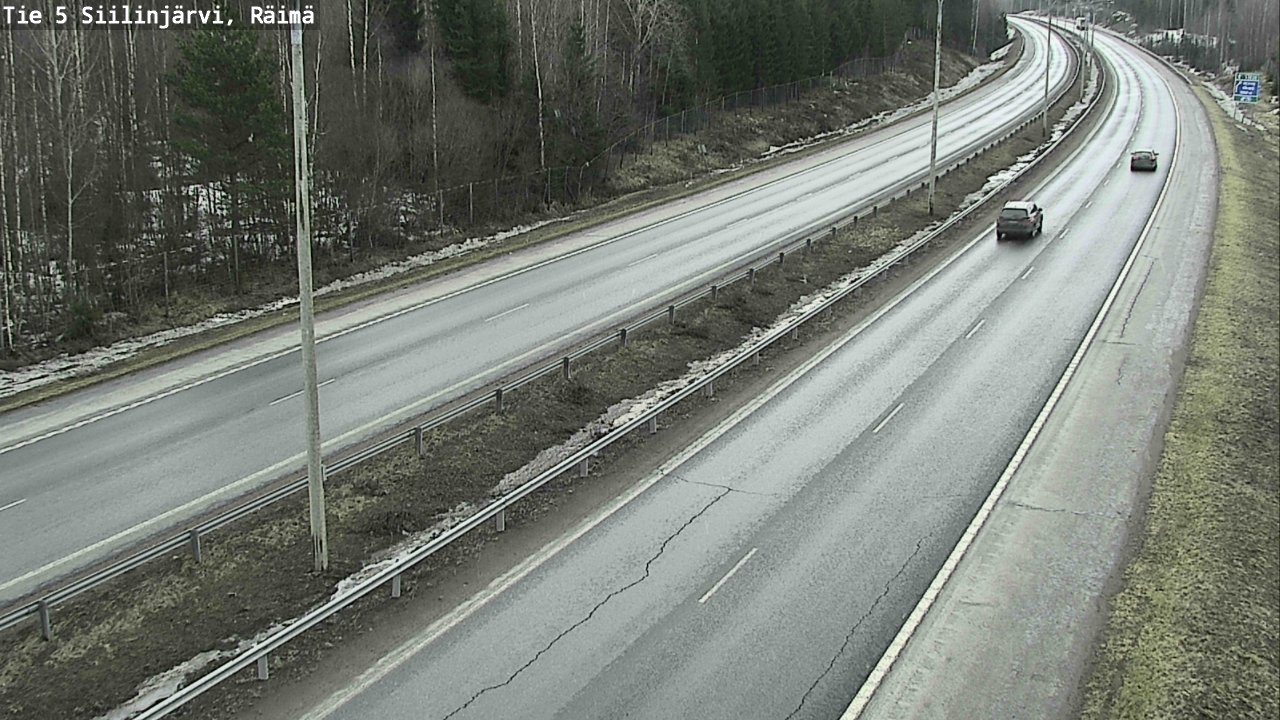 Weather Camera Image Väg 5 Siilinjärvi, Räimä, Siilinjärvi, Pohjois-Savo