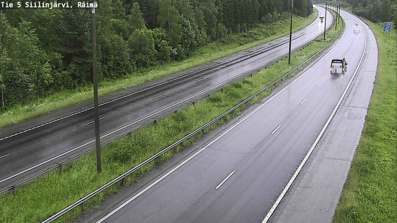 Weather Camera Image Road Siilinjärvi, Räimä, Siilinjärvi, Pohjois-Savo