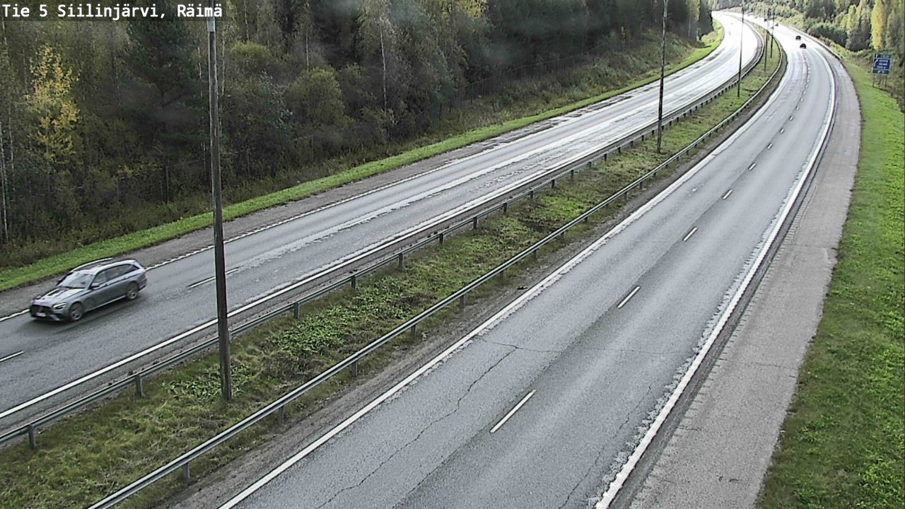 Weather Camera Image Road Siilinjärvi, Räimä, Siilinjärvi, Pohjois-Savo