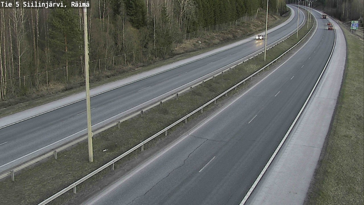 Weather Camera Image Road Siilinjärvi, Räimä, Siilinjärvi, Pohjois-Savo