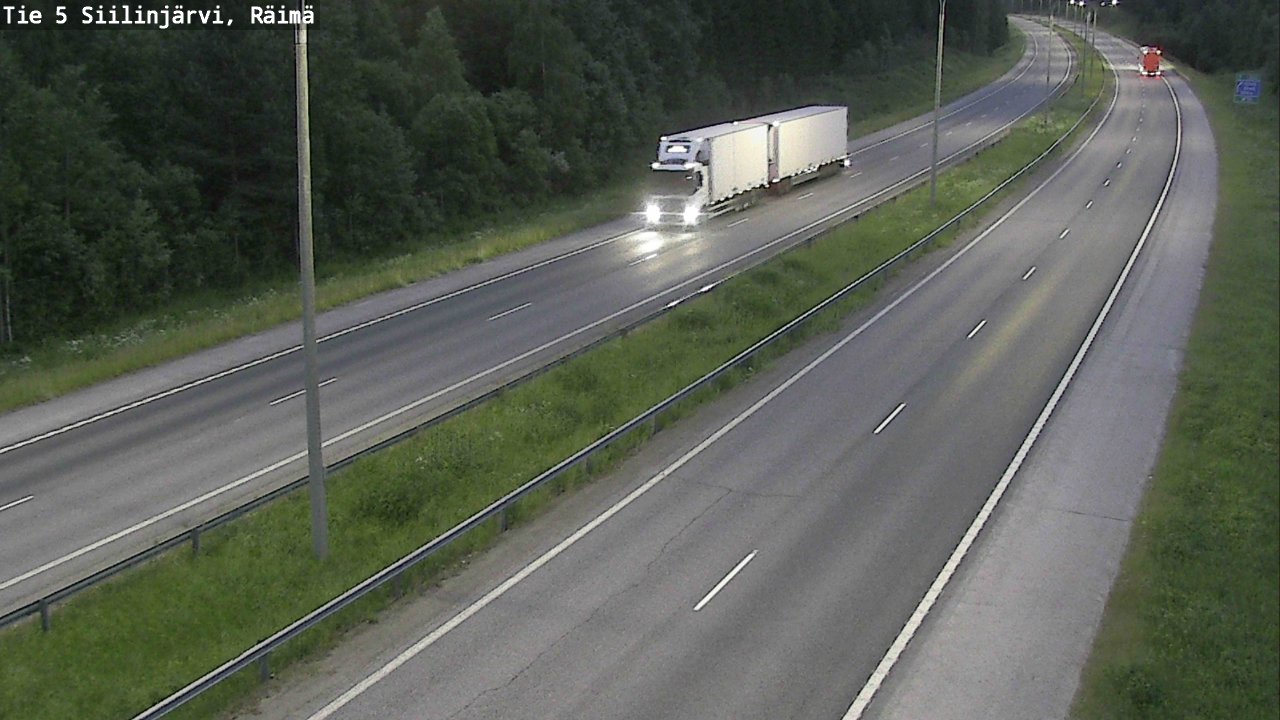 Weather Camera Image Road Siilinjärvi, Räimä, Siilinjärvi, Pohjois-Savo