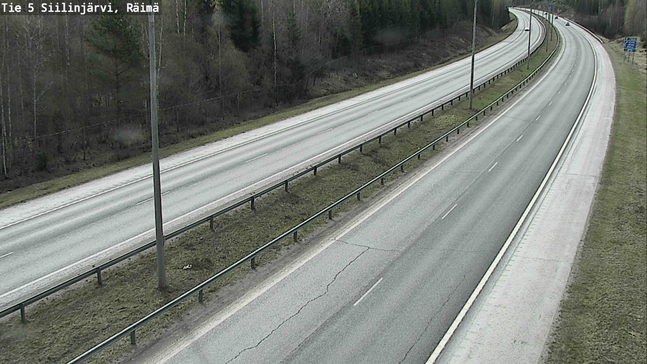 Weather Camera Image Väg 5 Siilinjärvi, Räimä, Siilinjärvi, Pohjois-Savo