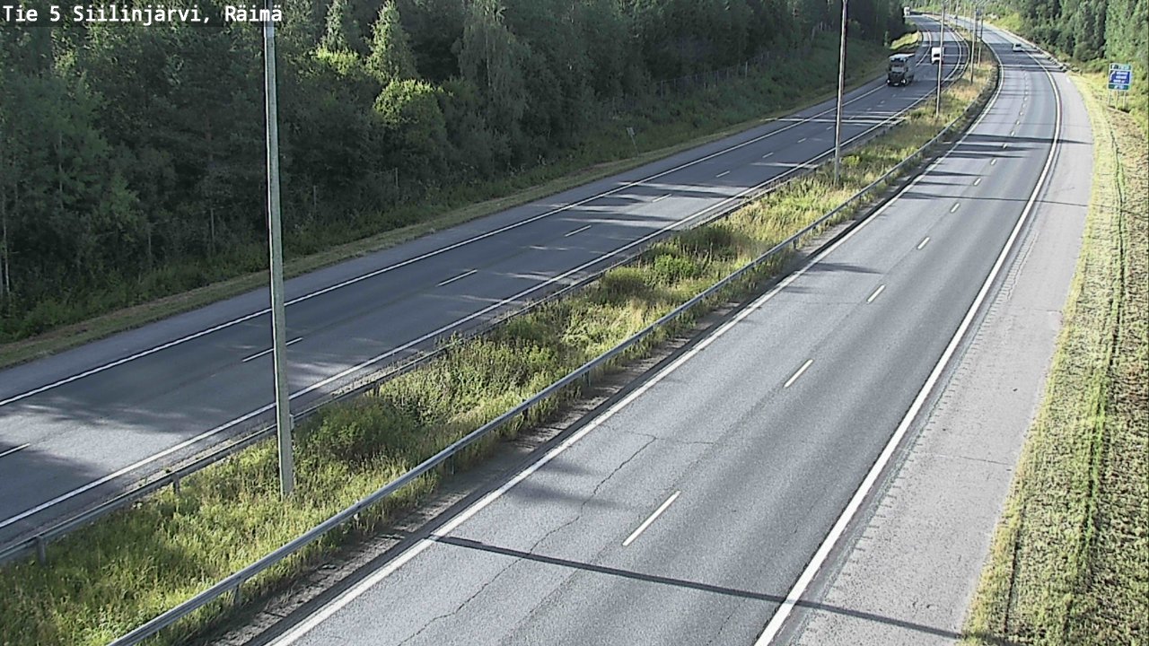 Weather Camera Image Väg 5 Siilinjärvi, Räimä, Siilinjärvi, Pohjois-Savo