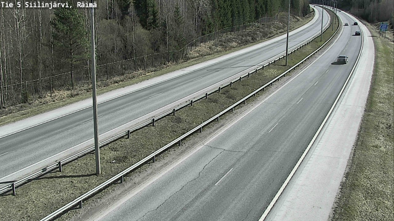 Weather Camera Image Road Siilinjärvi, Räimä, Siilinjärvi, Pohjois-Savo
