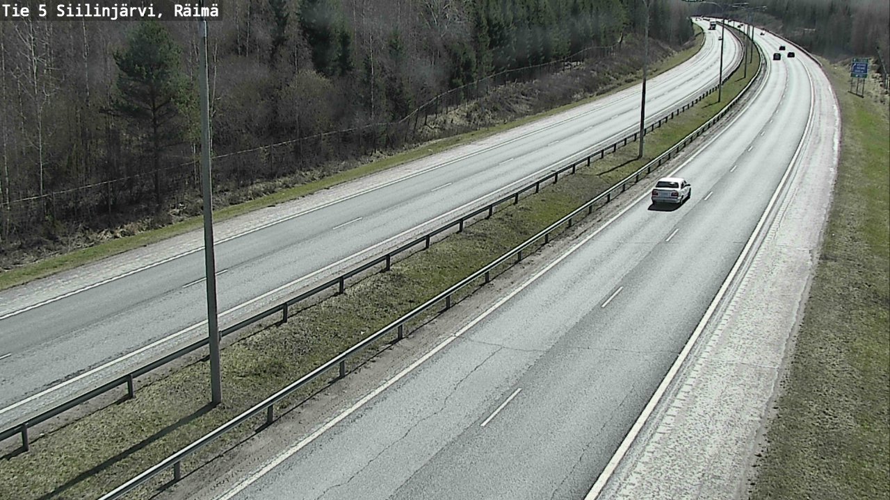 Weather Camera Image Road Siilinjärvi, Räimä, Siilinjärvi, Pohjois-Savo