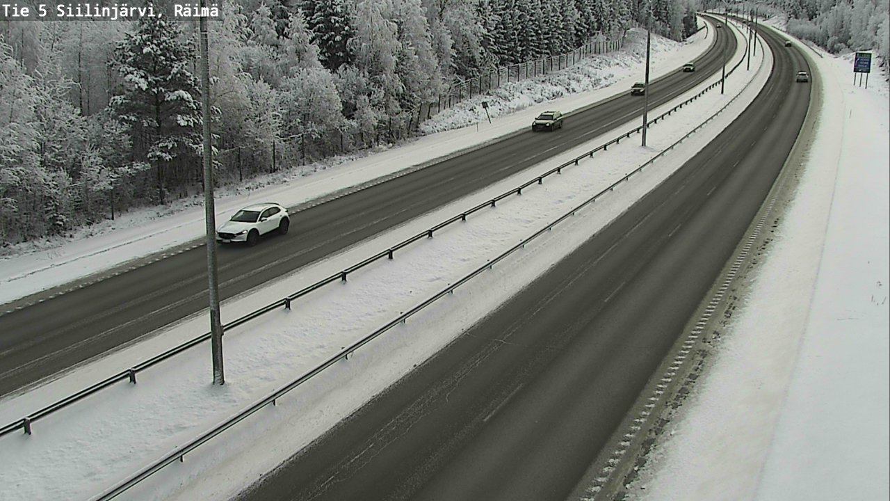 Weather Camera Image Road Siilinjärvi, Räimä, Siilinjärvi, Pohjois-Savo