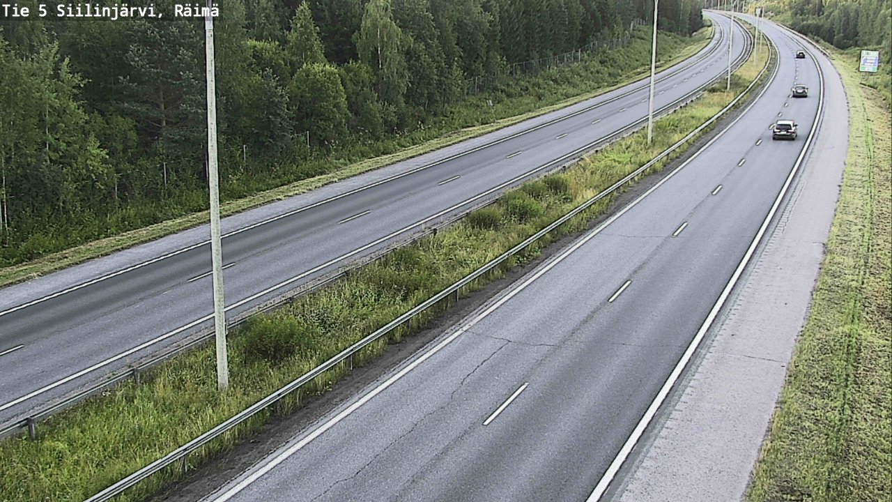 Weather Camera Image Road Siilinjärvi, Räimä, Siilinjärvi, Pohjois-Savo