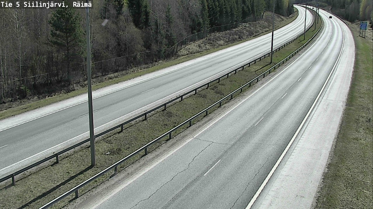 Weather Camera Image Väg 5 Siilinjärvi, Räimä, Siilinjärvi, Pohjois-Savo