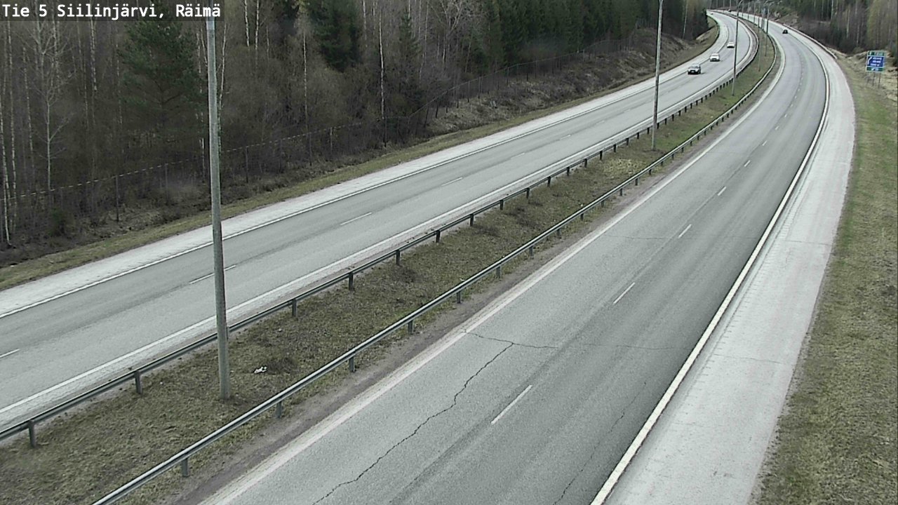 Weather Camera Image Väg 5 Siilinjärvi, Räimä, Siilinjärvi, Pohjois-Savo